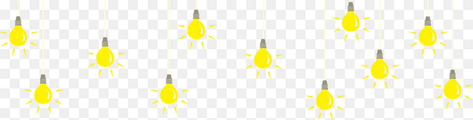 Yellow Shining Lightbulbs Hanging From Cords Graphic Design, Light Png
