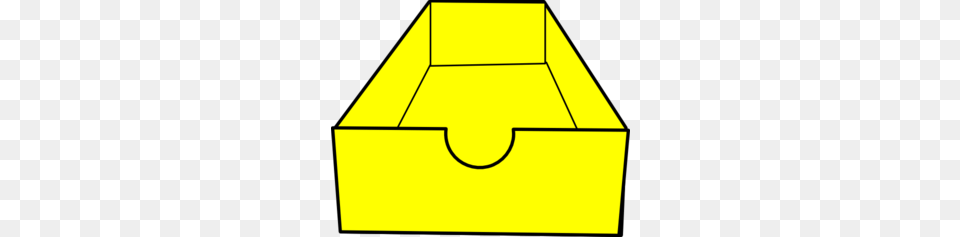 Yellow Shoe Box Clip Art, Drawer, Furniture Png Image