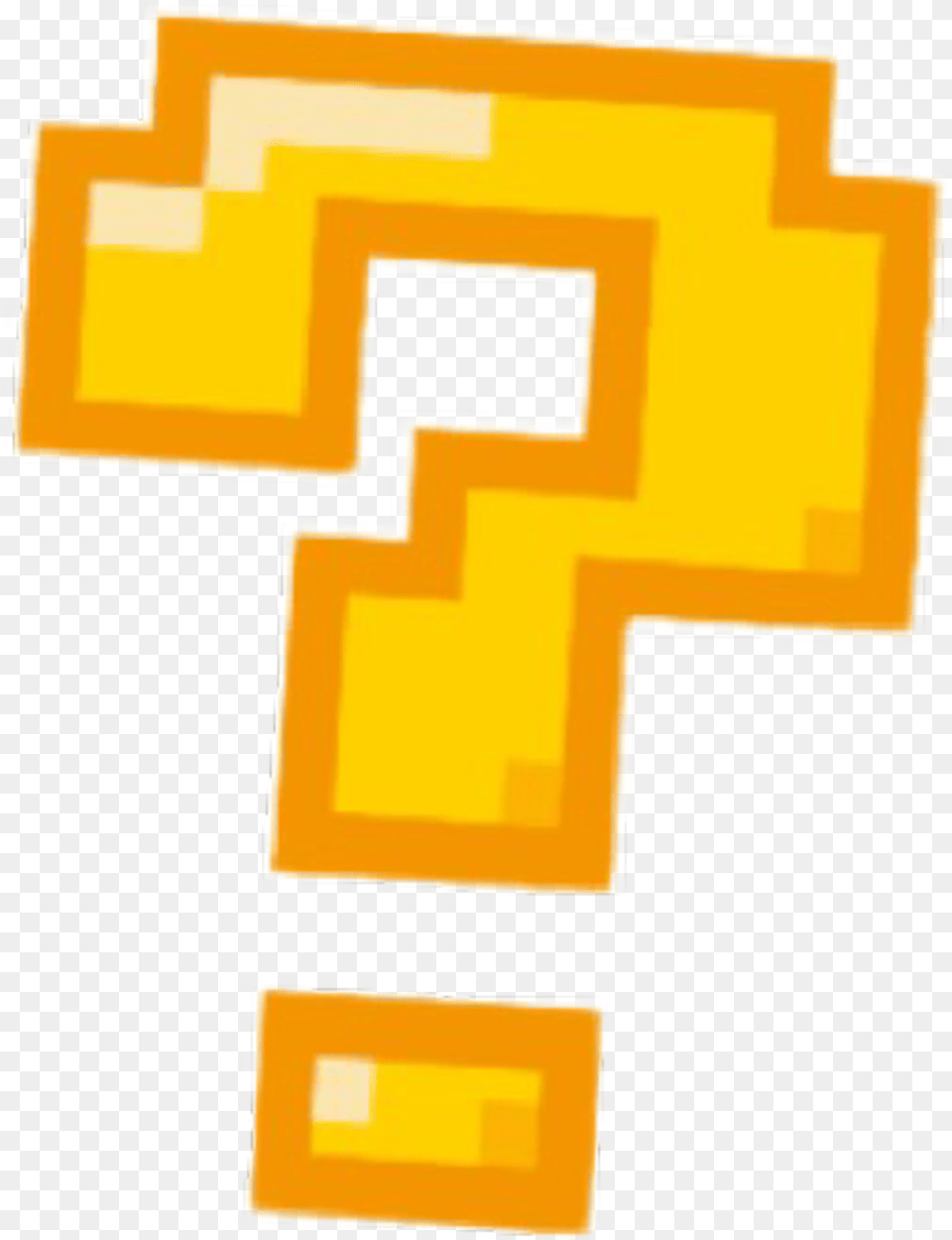 Yellow Sign Punctuation Pixel Questionmark Freetoedit Pixel Question Mark Free Transparent Png