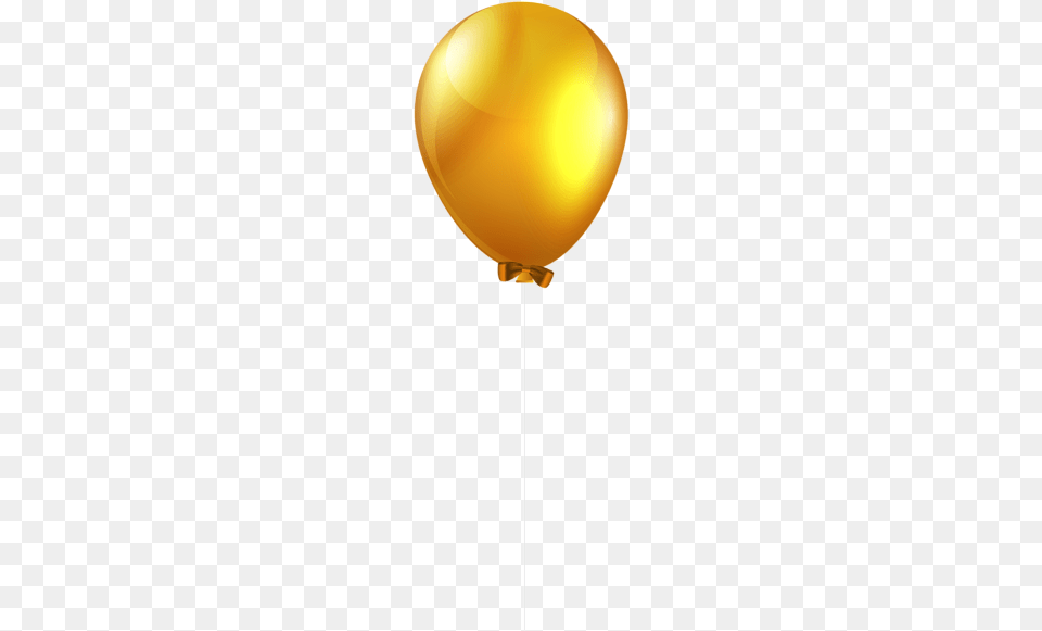 Yellow Single Balloon Clip Art Birthday Clips Single Balloon, Lamp, Lampshade, Lighting Png Image