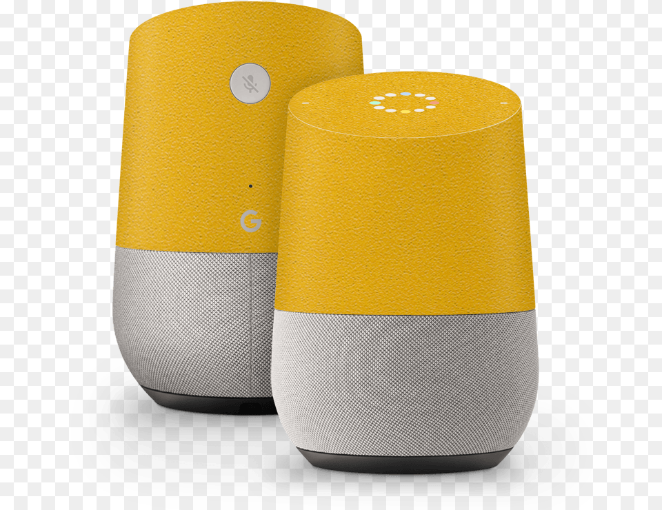 Yellow Skinswraps For Google Home Computer Speaker, Electronics, Candle Free Png Download