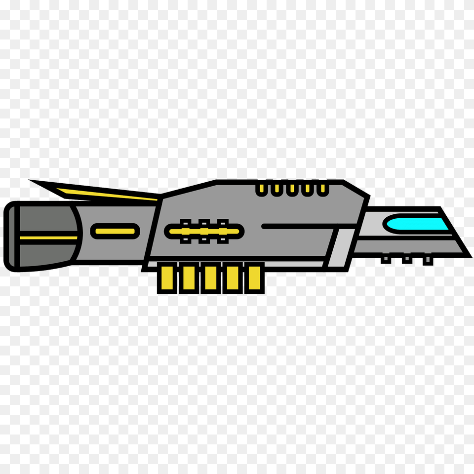 Yellow Small Spaceship Clipart, Weapon Free Png Download