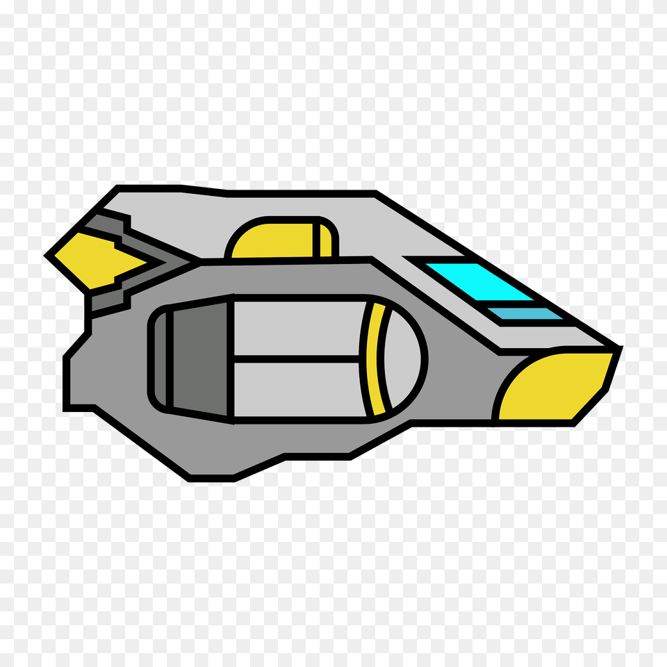 Yellow Small Spaceship Clipart, Dynamite, Weapon Free Png Download