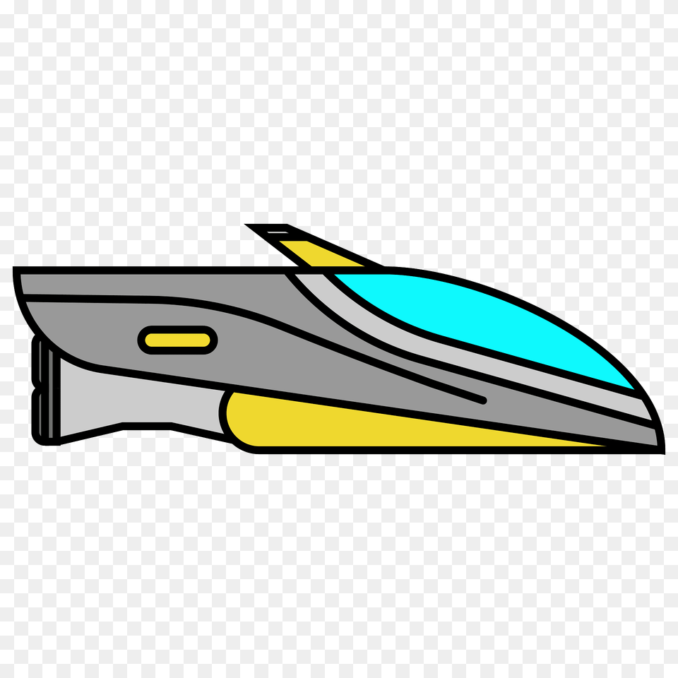 Yellow Small Spaceship Clipart, Rocket, Weapon Png Image