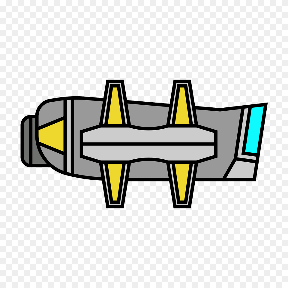 Yellow Small Spaceship Clipart, Dynamite, Weapon, Aircraft, Transportation Free Png Download