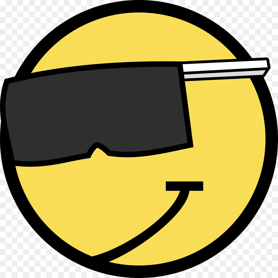 Yellow Smiley With Sunglasses Clipart, People, Person, Graduation Free Transparent Png