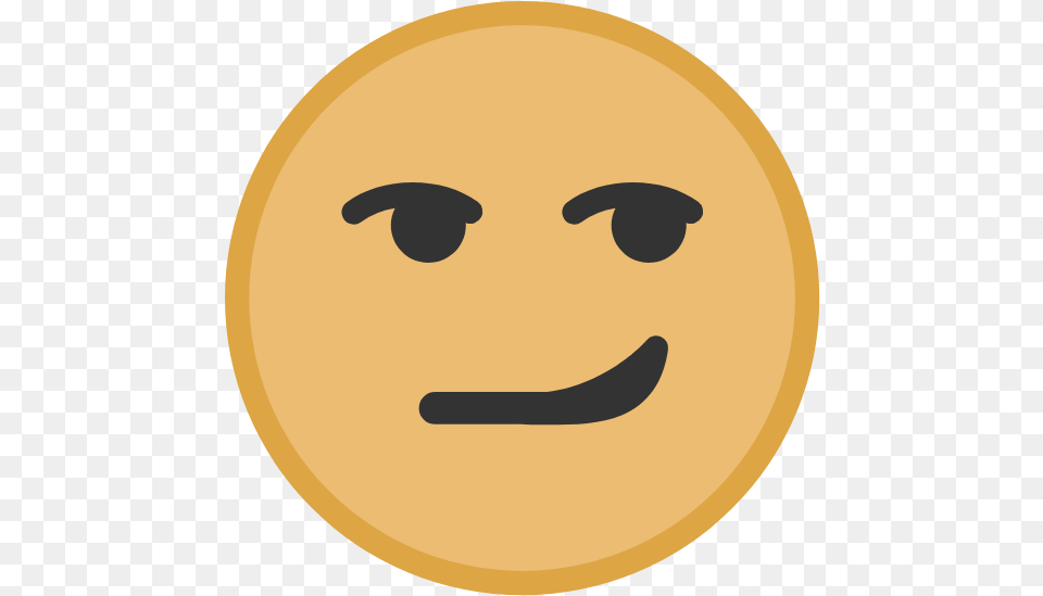 Yellow Smirking Face Graphic Picmonkey Graphics Happy, Astronomy, Moon, Nature, Night Free Png