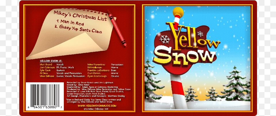 Yellow Snow Cd Yellow Snow Cd, Advertisement, Poster, Plant, Tree Png Image