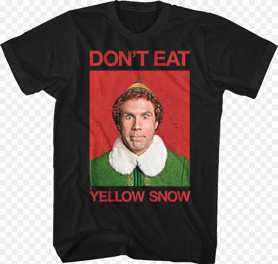 Yellow Snow Elf T Shirt Don T Eat The Yellow Snow Shirt, Clothing, T-shirt, Adult, Female Png Image
