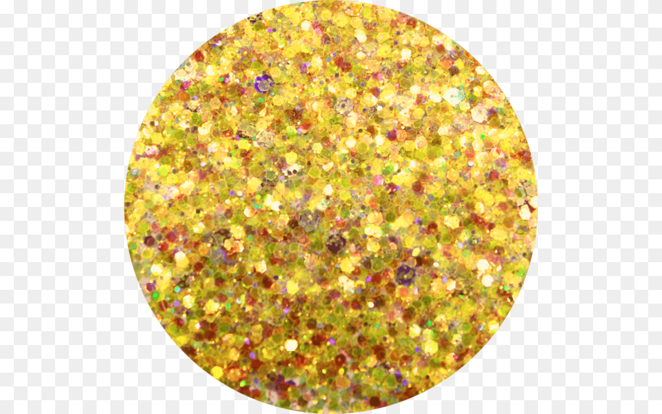 Yellow Sparkle Circle, Glitter, Plant, Accessories, Gemstone Free Png Download