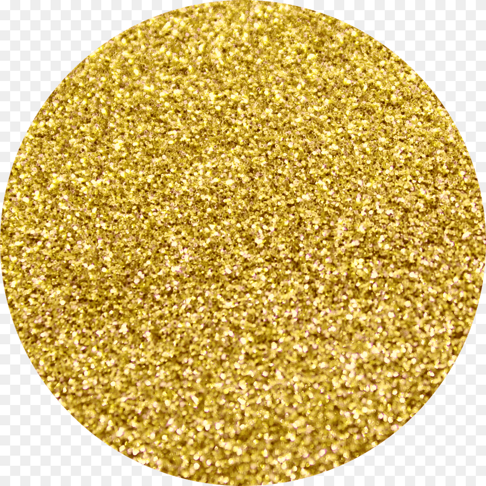 Yellow Sparkle Circulo Dorado Brillante, Glitter, Gold Png Image
