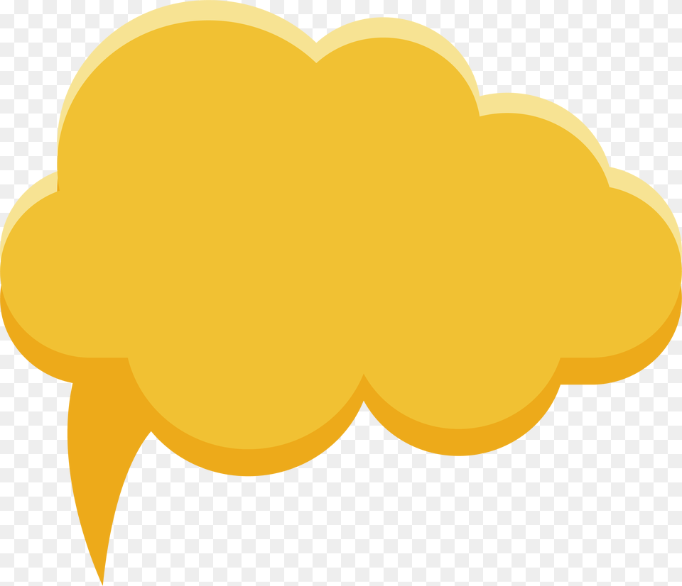 Yellow Speech Bubble, Logo Png Image