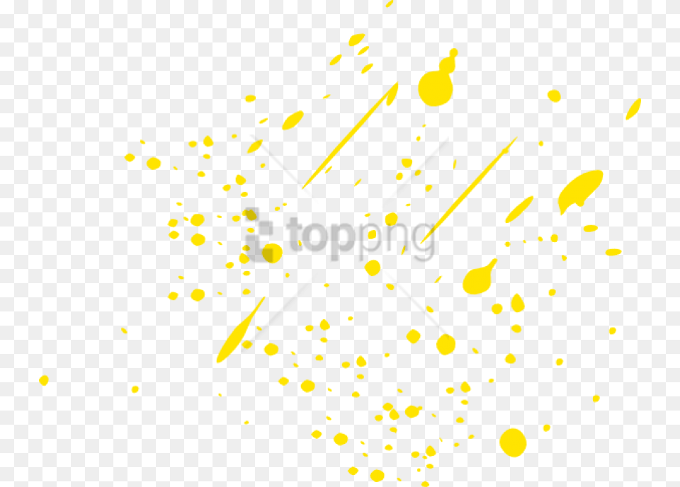 Yellow Splash, Paper, Confetti Free Png Download
