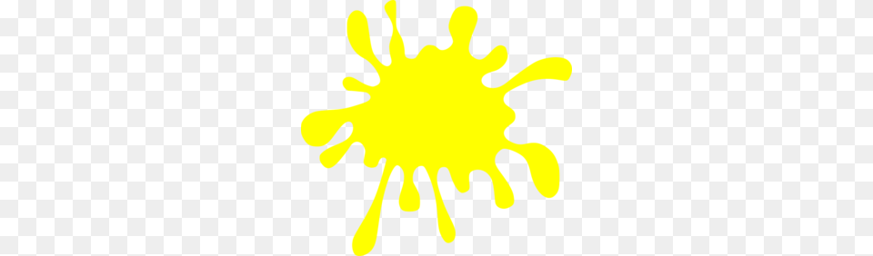 Yellow Splatter Clip Art, Person, Plant, Pollen, Flower Png Image