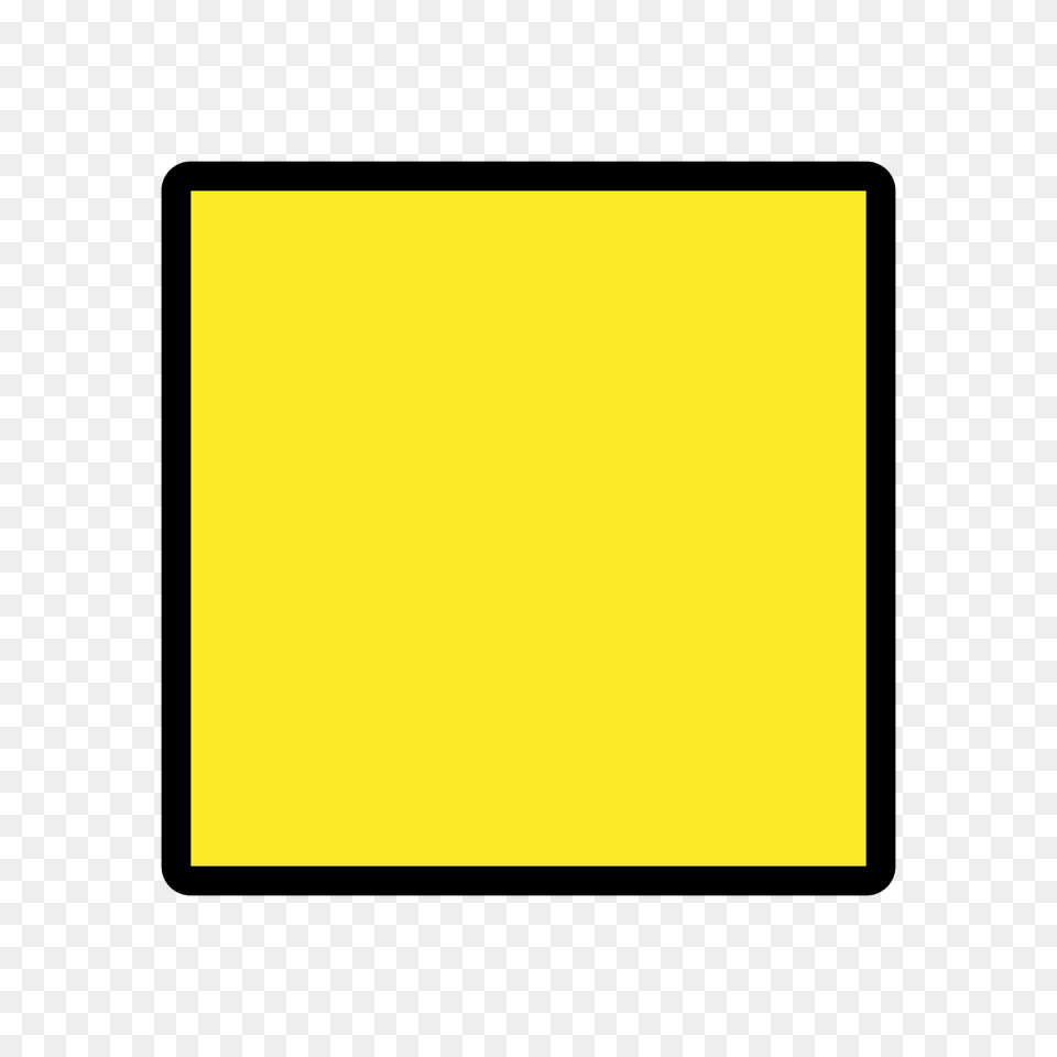 Yellow Square Emoji Clipart, White Board Free Transparent Png