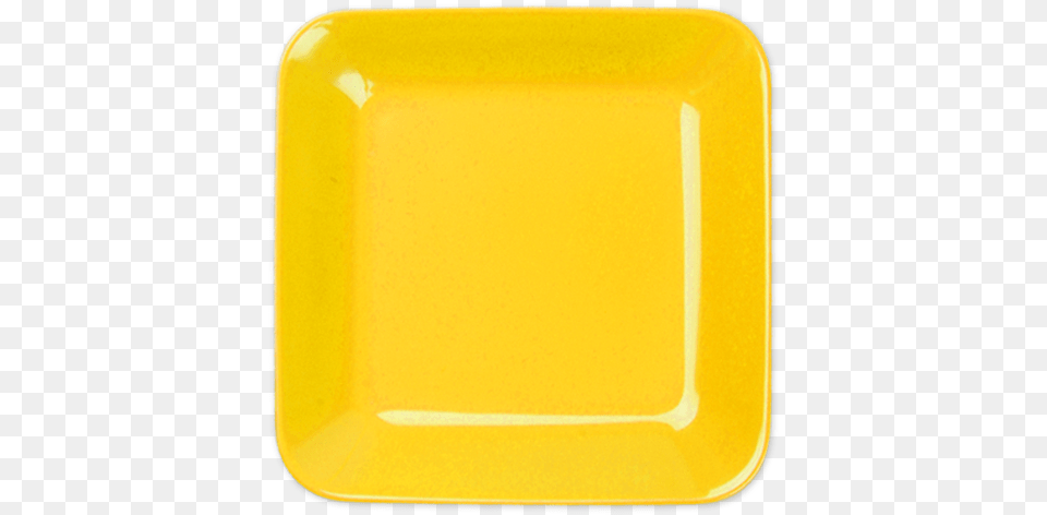 Yellow Square Plate Serving Tray, Food, Meal, Dish, Art Png Image