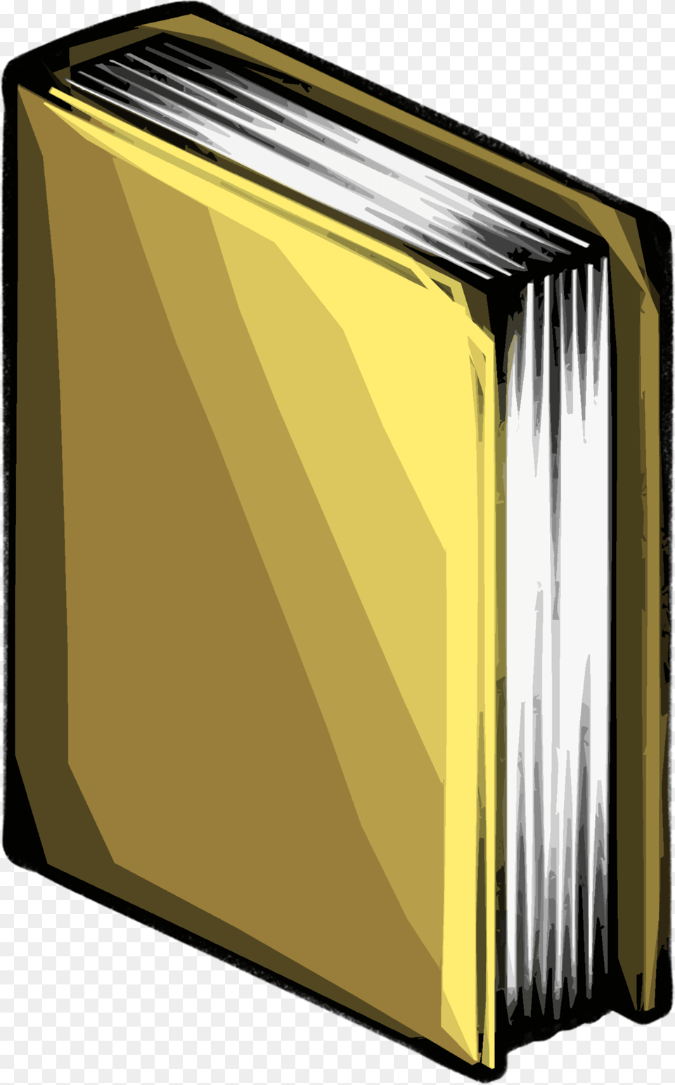 Yellow Standing Book Book Cover, Publication, Mailbox, File Binder, File Folder Free Transparent Png