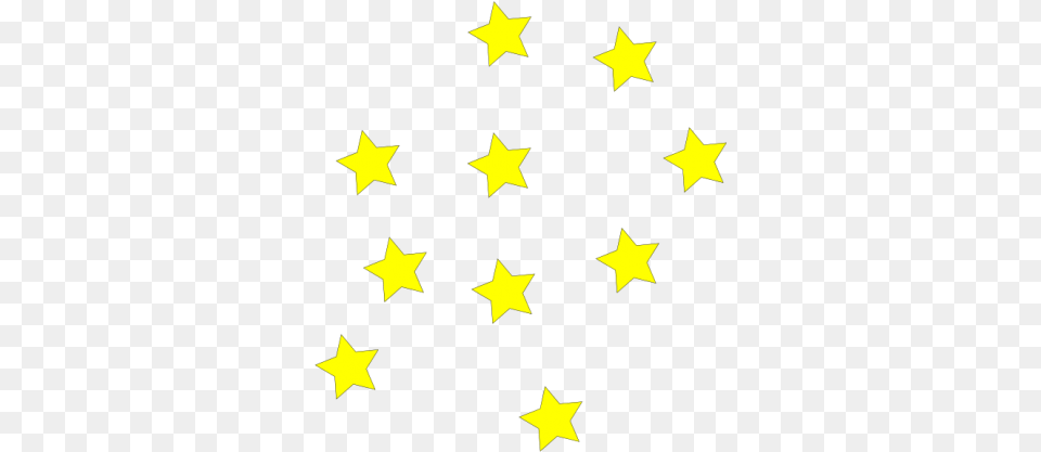 Yellow Star Border Clip Art, Star Symbol, Symbol, Nature, Night Free Transparent Png