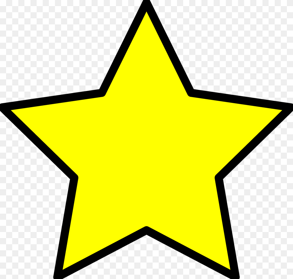 Yellow Star Clipart, Star Symbol, Symbol, Blackboard Free Png
