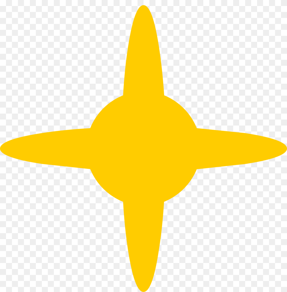 Yellow Star Clipart, Animal, Fish, Sea Life, Shark Png Image