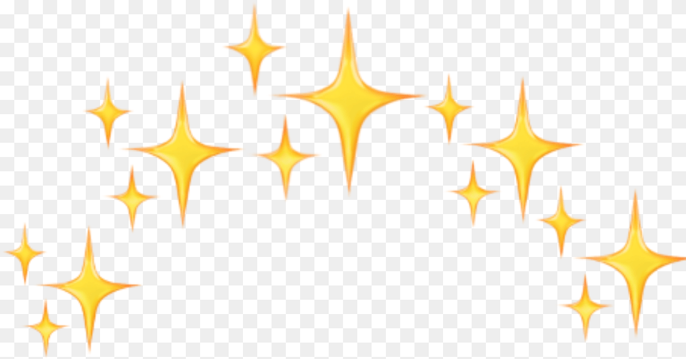 Yellow Star Emoji Crown, Antler, Symbol Png Image
