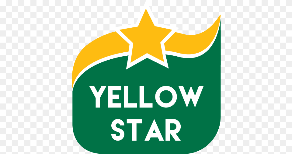 Yellow Star Food Processors Emblem, Symbol, Logo, Star Symbol Free Png Download