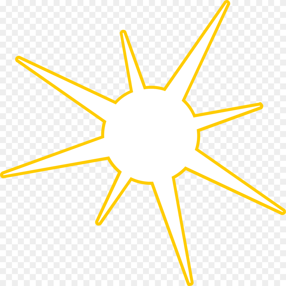 Yellow Star Light Clipart, Nature, Outdoors, Sky, Sun Free Png