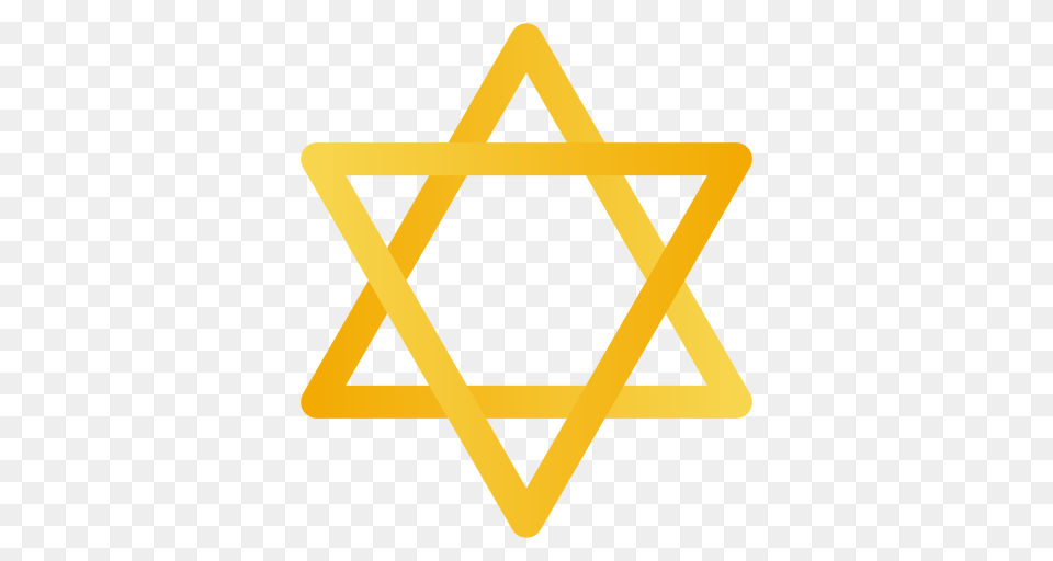 Yellow Star Of David, Star Symbol, Symbol, Cross Free Png Download