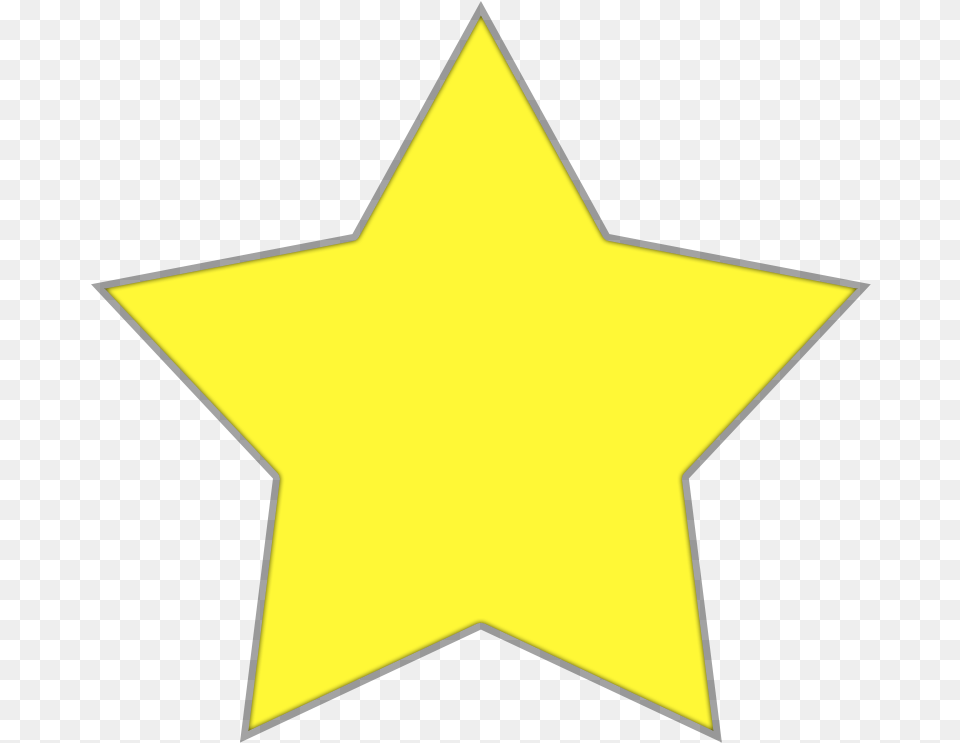 Yellow Star With Black Background, Star Symbol, Symbol Free Transparent Png