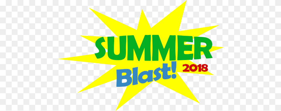 Yellow Starburst Summer Blast Summer Blast, Logo, Animal, Fish, Sea Life Free Png Download