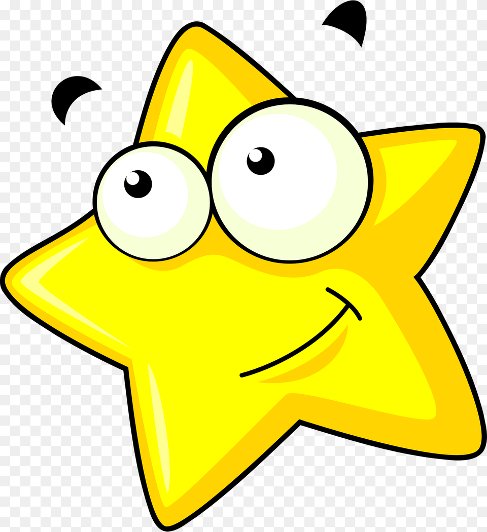 Yellow Starfish Clipart, Symbol, Star Symbol, Winter, Snowman Png Image