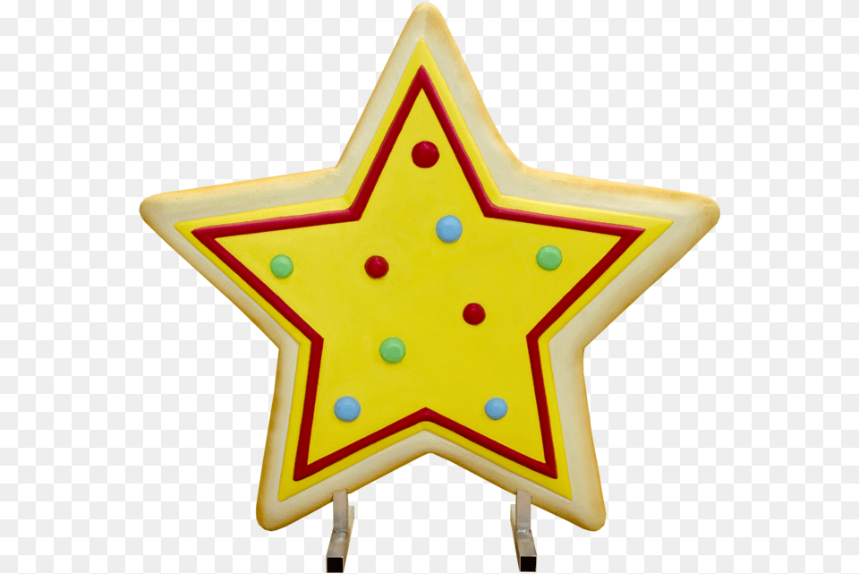 Yellow Stars Clipart Clipart Star For Christmas Tree, Star Symbol, Symbol, Cross Png Image