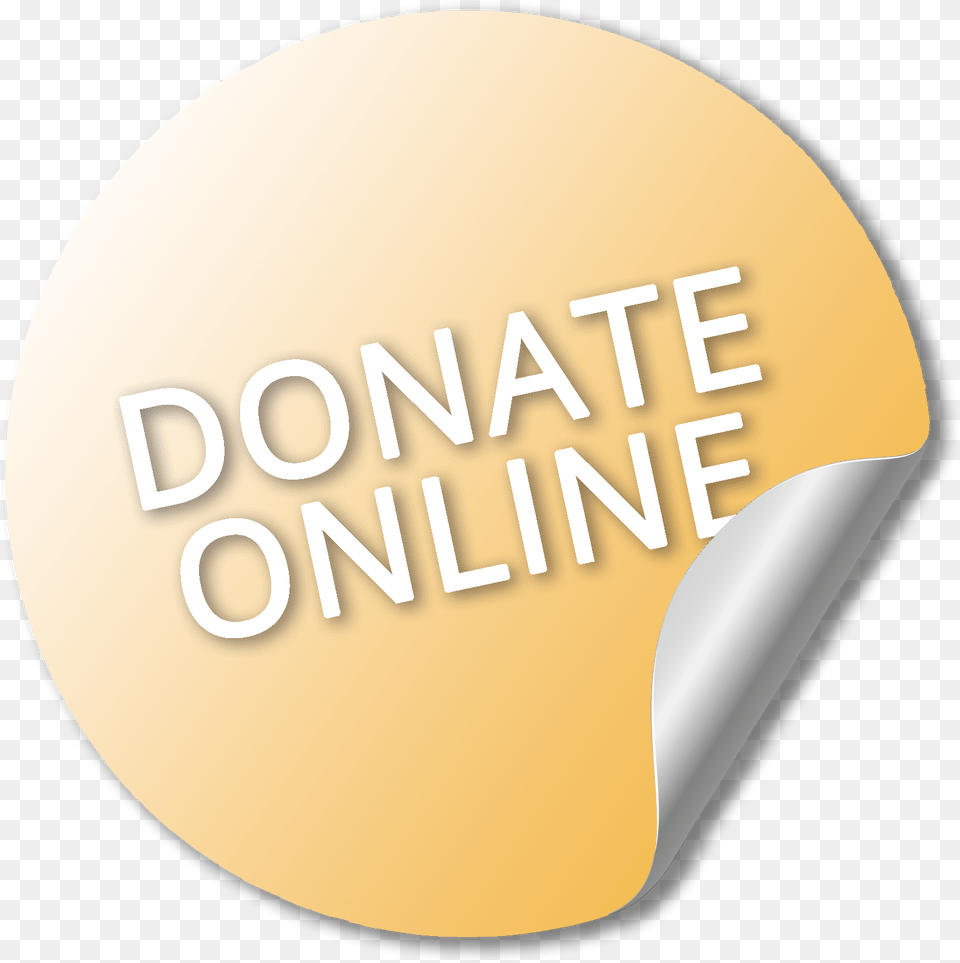 Yellow Sticker Stating Donate Online Antinazi, Gold, Book, Publication Png
