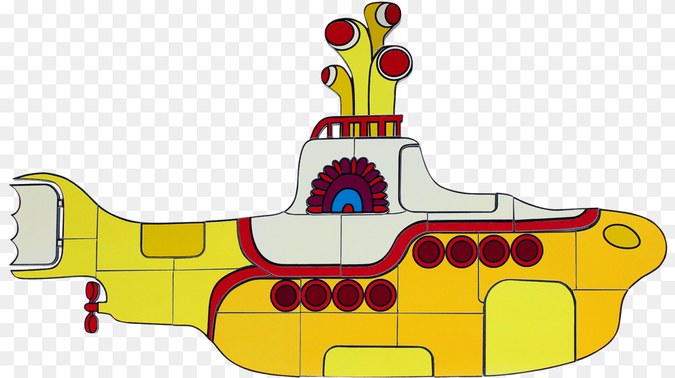 Yellow Sub Beatles Yellow Submarine Vector, Transportation, Vehicle, Boat, Tugboat Png Image