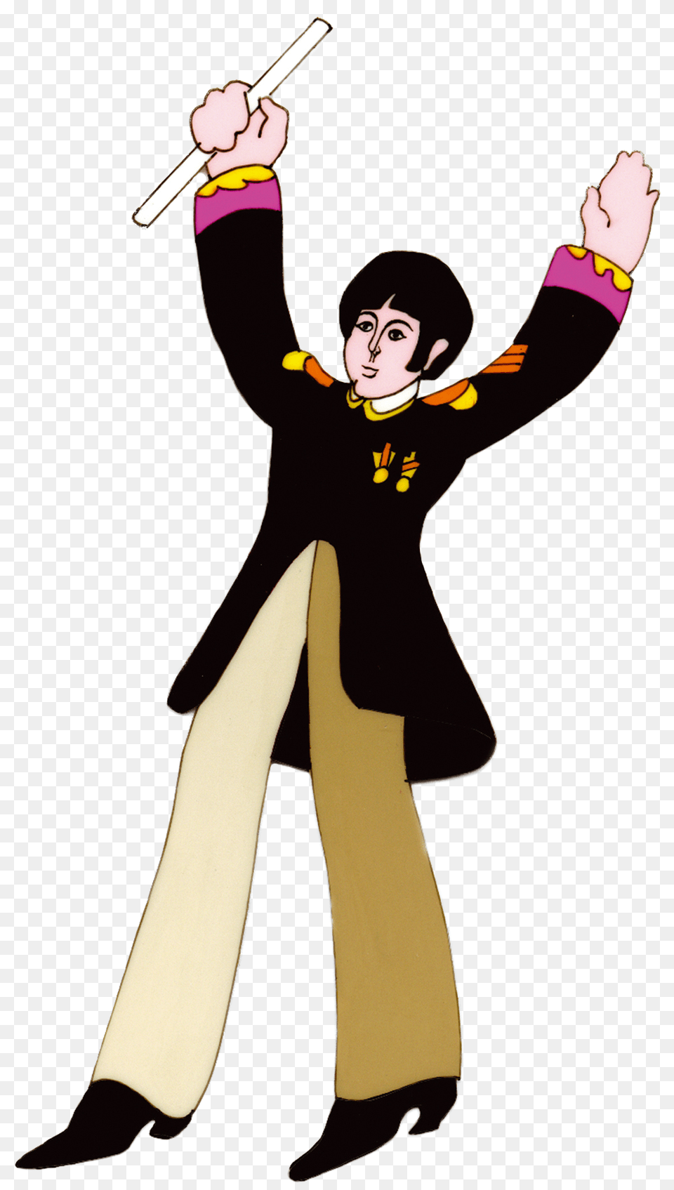 Yellow Submarine Paul Mccartney In Yellow, Adult, Person, Woman, Female Free Png Download