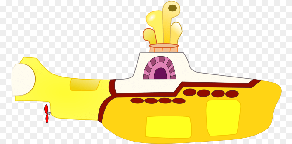 Yellow Submarine Yellow Submarine Beatles Cartoon, Bulldozer, Machine, Transportation, Vehicle Free Transparent Png