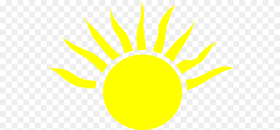 Yellow Sun Light Half Bright Shine Mitad De Sol, Sky, Outdoors, Nature, Logo Free Png