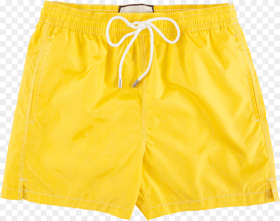 Yellow Swim Trunks Solid, Clothing, Shorts, Skirt, Swimming Trunks Png