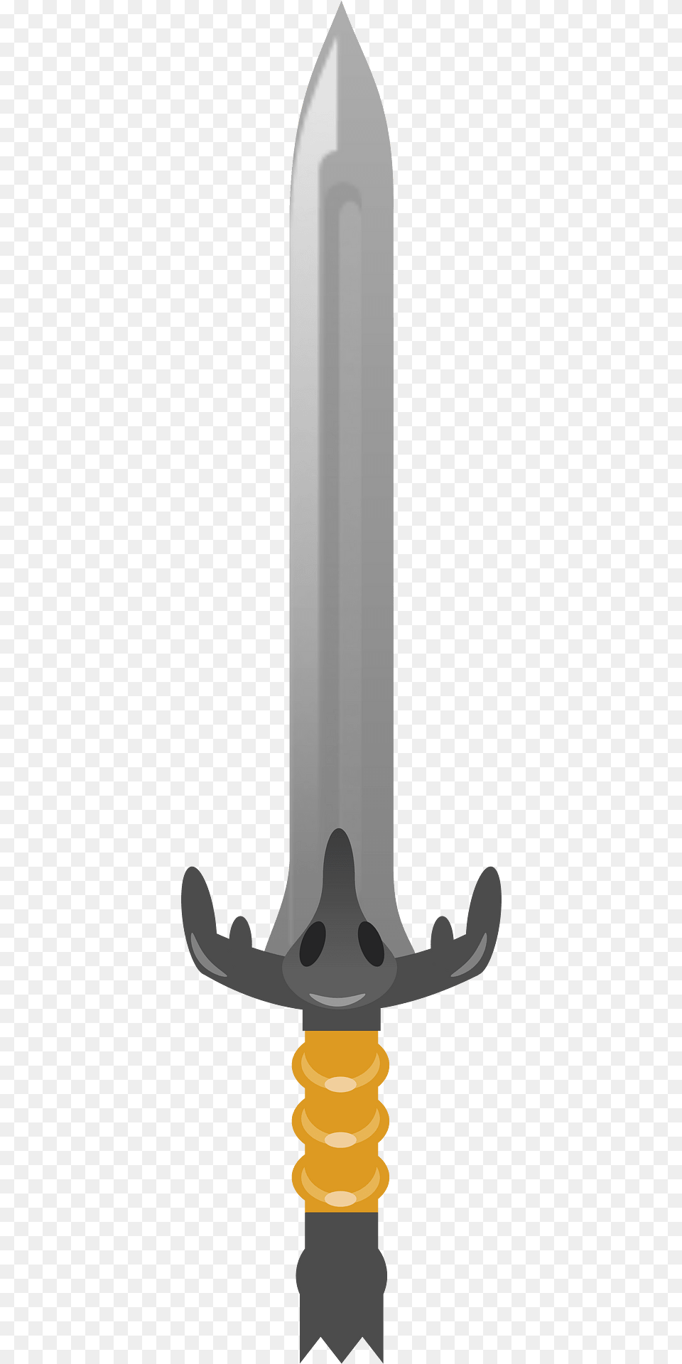 Yellow Sword Clipart, Weapon, Blade, Dagger, Knife Png Image