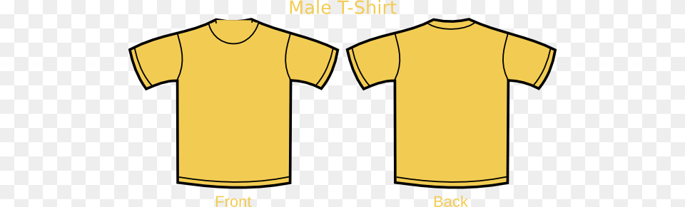 Yellow T Shirt Clip Art, Clothing, T-shirt Free Png