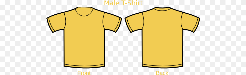 Yellow T Shirt Clip Art At Clkercom Vector Clip Art Tshirt Light Yellow, Clothing, T-shirt Free Png Download