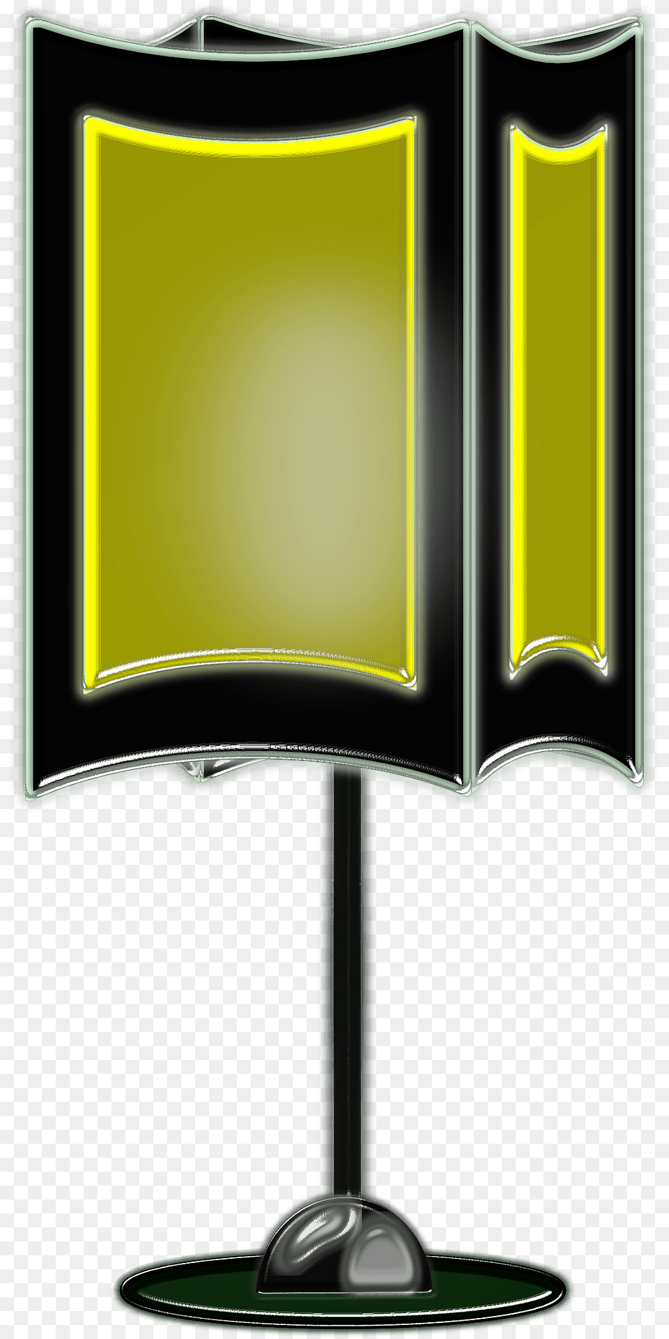 Yellow Table Lamp Clipart, Electronics, Screen, Mailbox, Computer Hardware Free Png