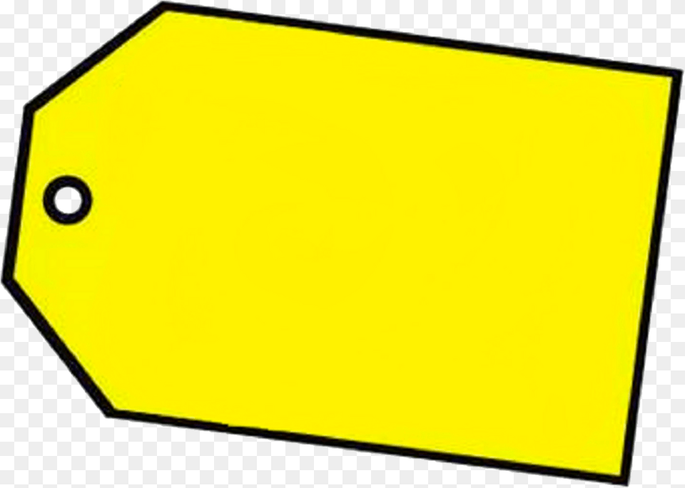 Yellow Tag Clipart, Sign, Symbol, Road Sign, Blackboard Free Png Download