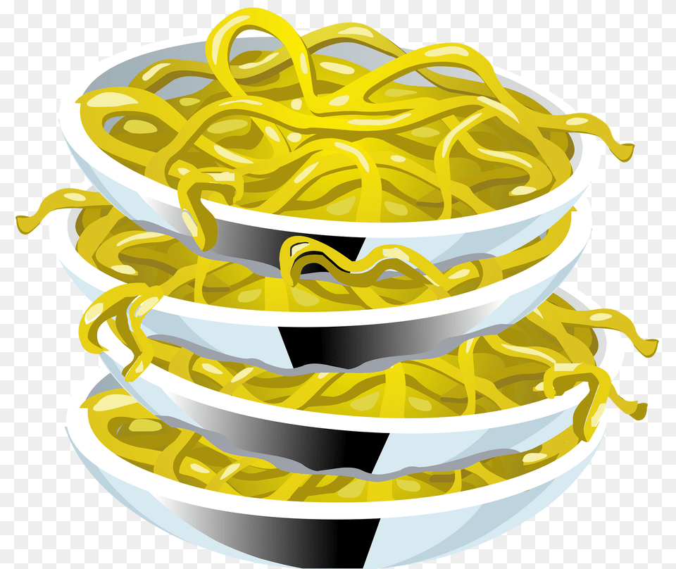 Yellow Tangy Noodles Clipart, Food, Noodle, Bean Sprout, Plant Free Png Download