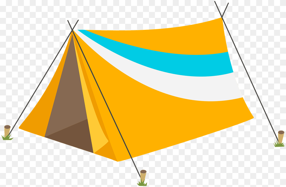 Yellow Tent Clipart, Camping, Leisure Activities, Mountain Tent, Nature Png Image