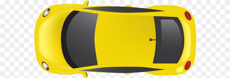 Yellow Top Car New Beetle Car Top View, Sports Car, Transportation, Vehicle, Clothing Free Transparent Png
