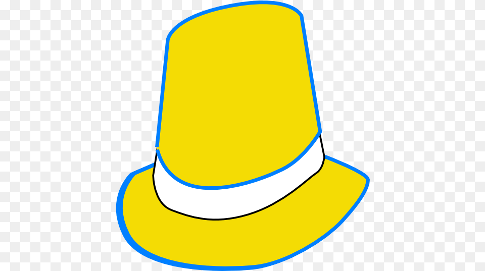 Yellow Top Hat Clipart, Clothing, Sun Hat, Hardhat, Helmet Png Image