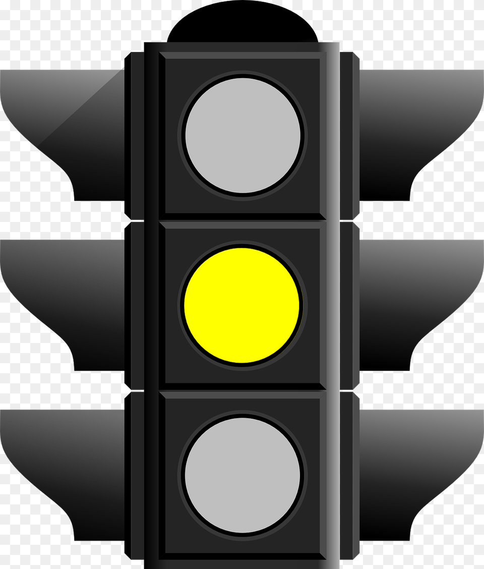 Yellow Traffic Light Vector, Traffic Light Free Png