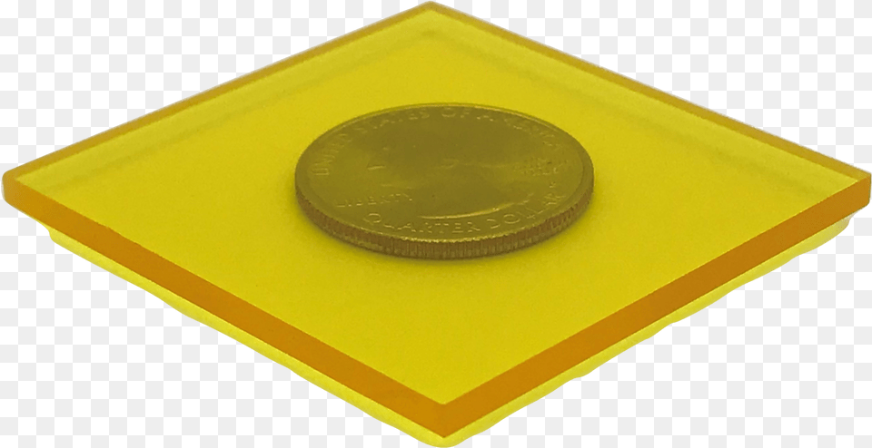 Yellow Transparent Acrylic For Laser Cutting U2013 Makerstock Solid, Coin, Money, Hockey, Ice Hockey Free Png Download