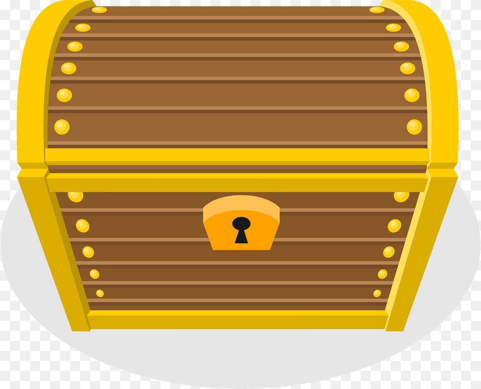 Yellow Treasure Chest Clipart, Crib, Furniture, Infant Bed Free Transparent Png